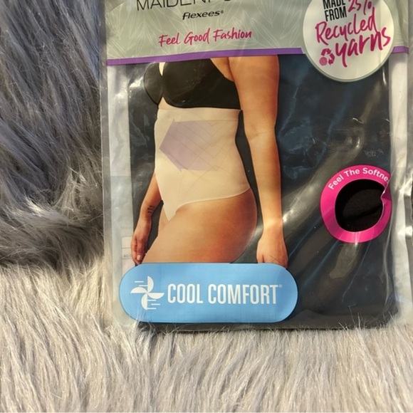 Maidenform Flexees Shapewear Women’s Size 2XL High Waist Thong Soft Seamless - Picture 3 of 6